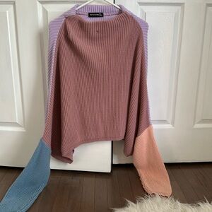 Color block sweater